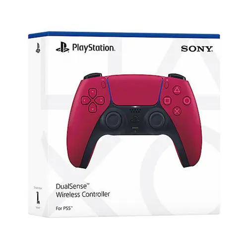 کنسول بازی سونی مدل PlayStation 5 ظرفیت 825 گیگابایت ریجن 1216A اروپا به همراه دسته اضافی قرمز (1)